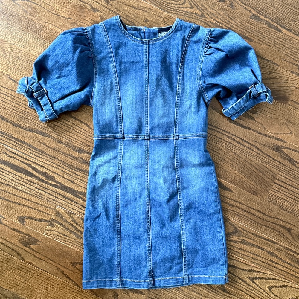 Girls Habitual Denim Dress Size 7-8 YRS
